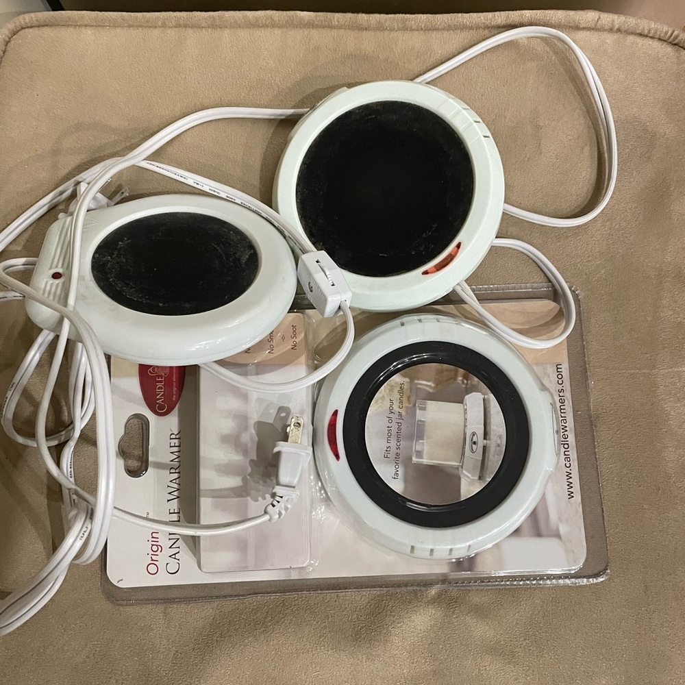 3 Candle warmers
